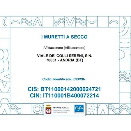 I Muretti A Secco B&B Castel Del Monte (Apulia) Exterior foto